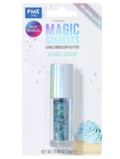 Jedilne bleščice - modra laguna (PME)