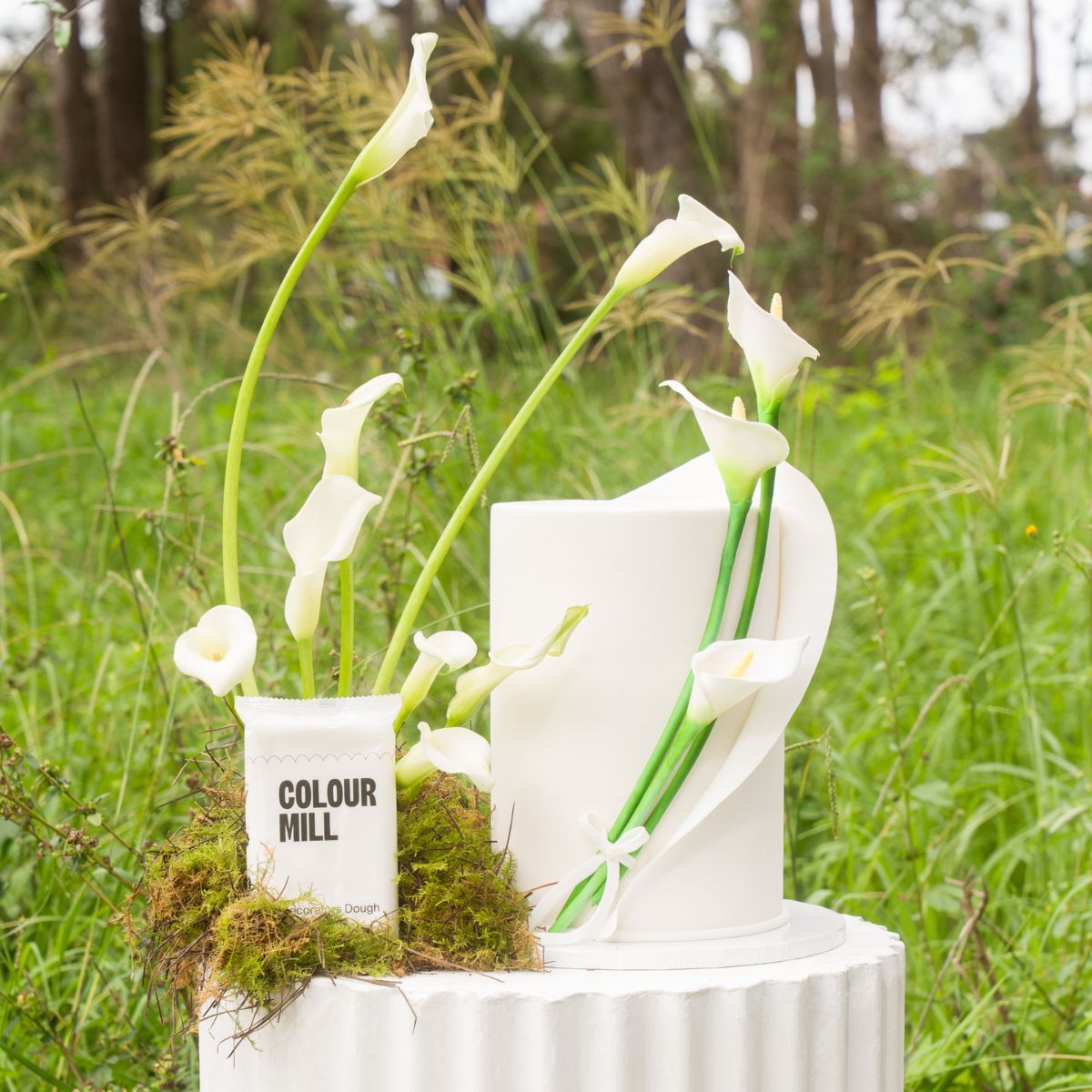 Sladkorna masa (Colour Mill) - bela 1kg - slika 2