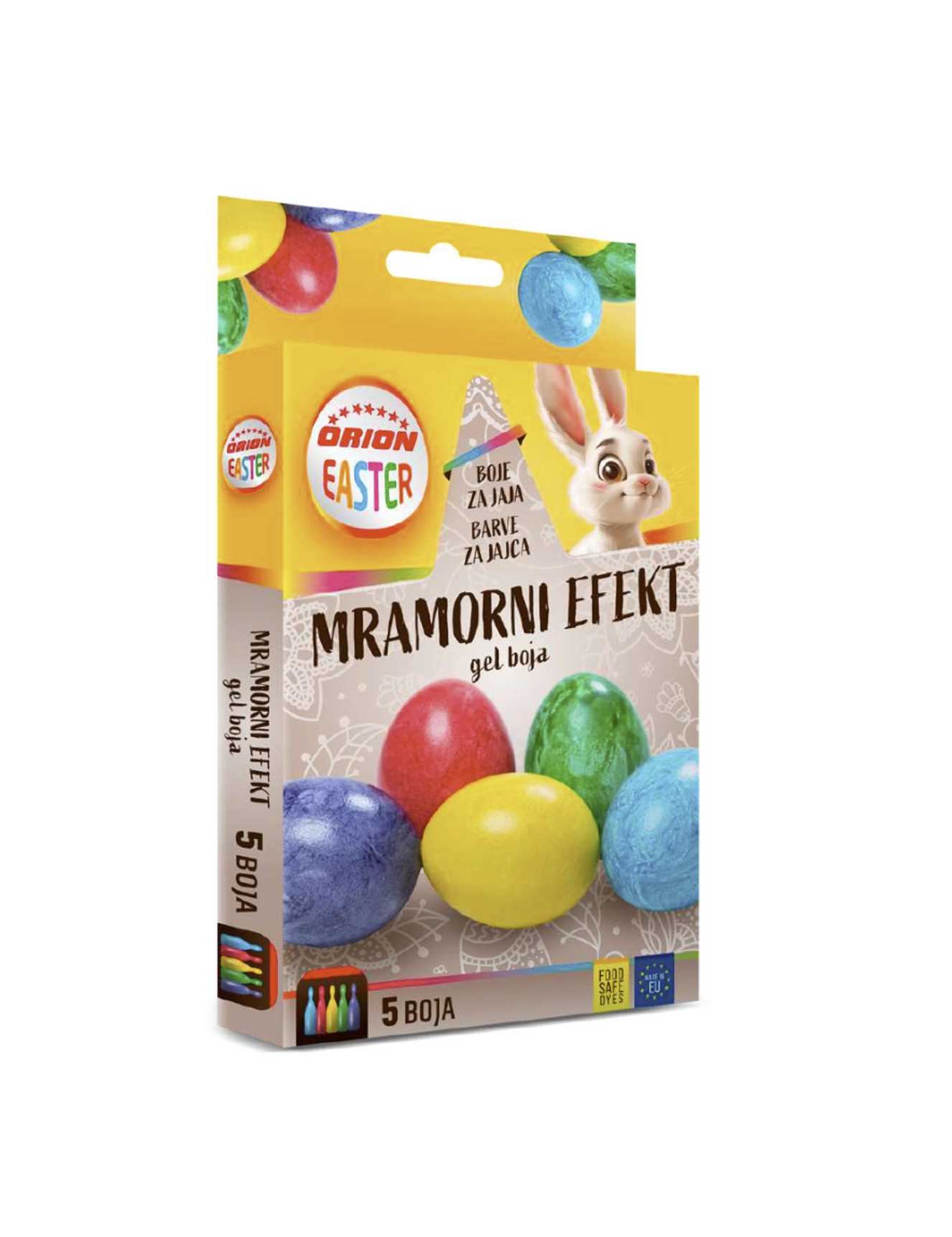 Tekoča barva za pirhe z marmornim učinkom - Orion