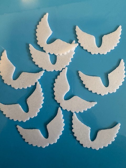 Angelska krila iz hostije (wafer papir)