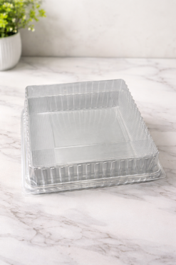 Embalaža za piškote in pecivo 11x11 cm, višina 6 cm (5 kom)