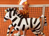 Alternative view of Balon folija - zebra (Partydeco)