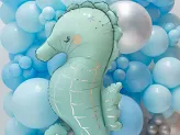 Alternative view of Balon folija - morski konjiček (Partydeco)