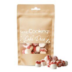 Sladkorna dekoracija gobice (ScrapCooking)