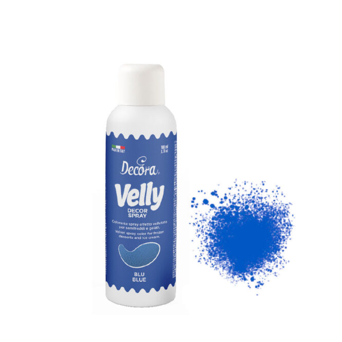 Velvet sprej temno moder, 100ml Decora