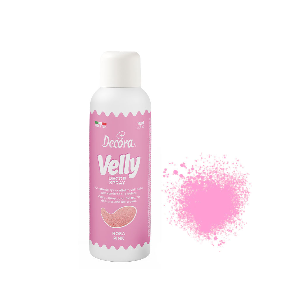 Velvet sprej roza, 100ml Decora