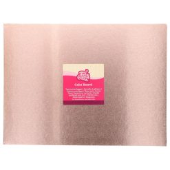 Rosegold pravokoten podstavek za torto 3mm, 30x40cm