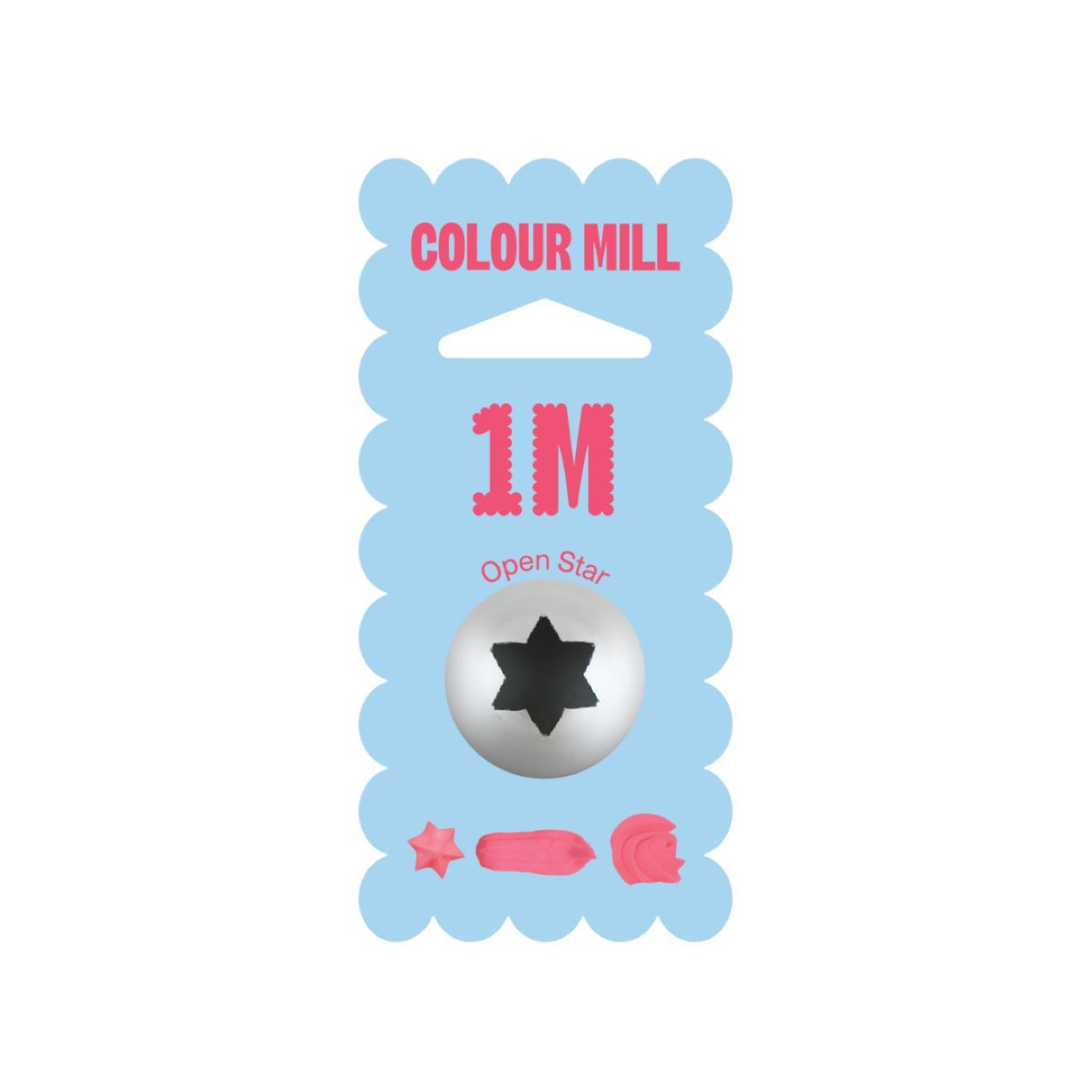 Nastavek za dekoriranje 1M zvezdast (Colour Mill)