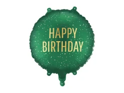 Balon folija - Happy Birthday zelen (Partydeco)