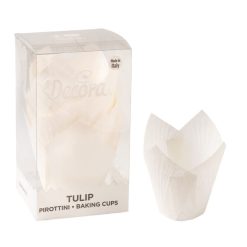 Košarice za muffine - bel tulipan (Decora)