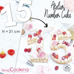 Alternative view of Set za izdelavo torte v obliki številke (ScrapCooking)