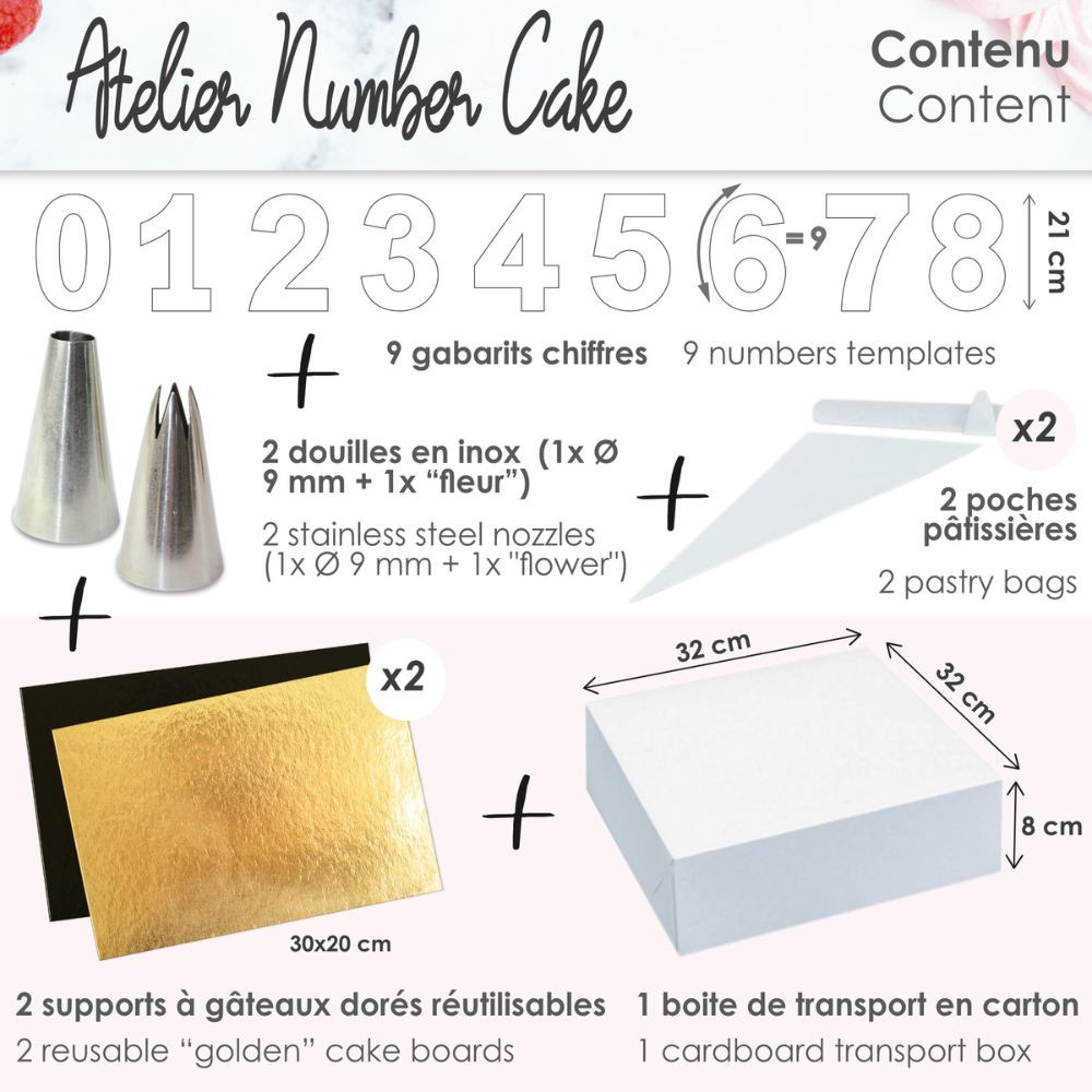Set za izdelavo torte v obliki številke (ScrapCooking) - slika 5
