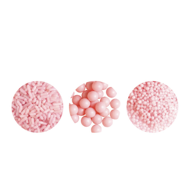 Dekorativni mix roza perlic (Decora) 85g - slika 2