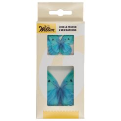 Jedilna dekoracija metulji modri (Wilton)