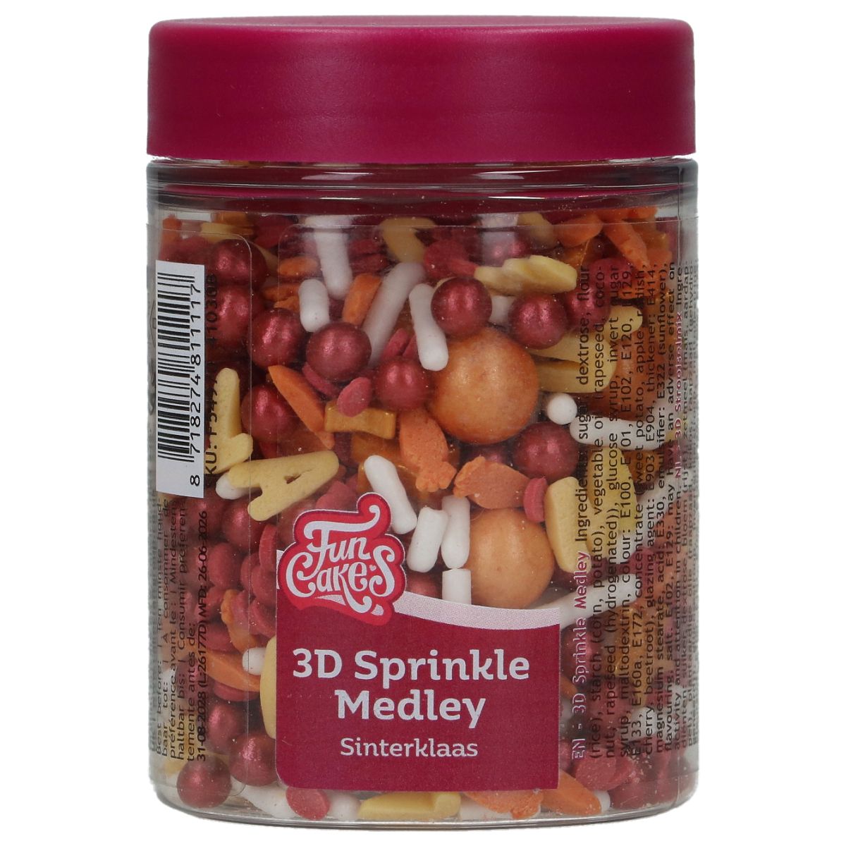 Dekorativni mix FunCakes - Saint Nicholas 70g