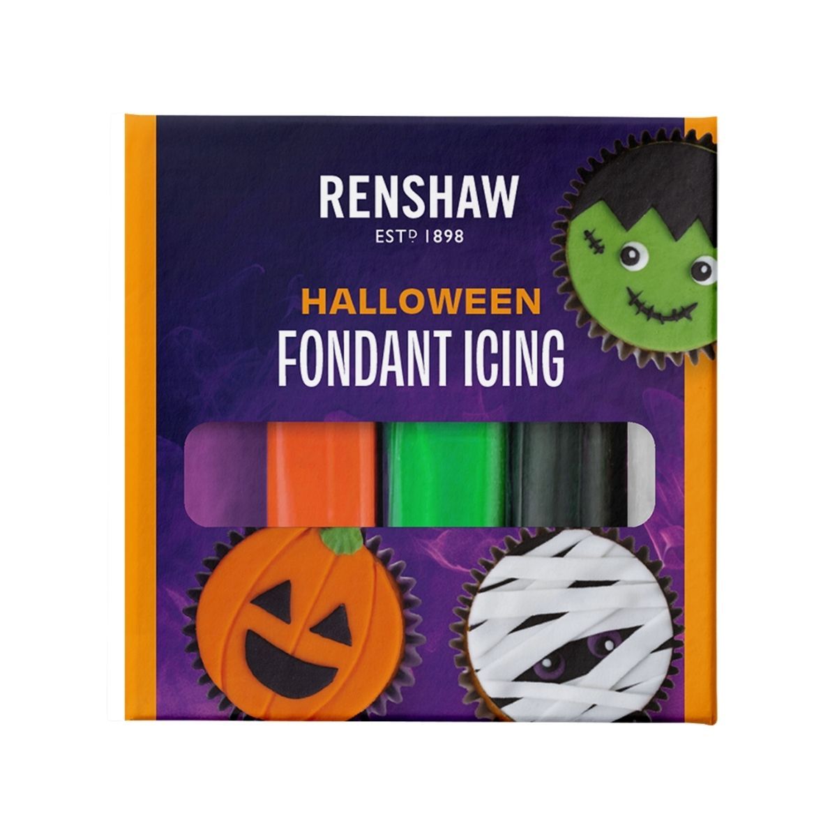 Sladkorna masa - komplet Halloween odtenkov (Renshaw)