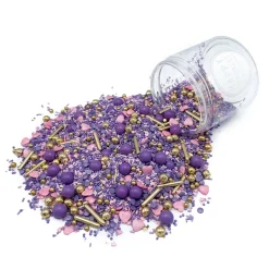 Alternative view of Dekorativni mix Happy sprinkles -Purple Elegance 90g