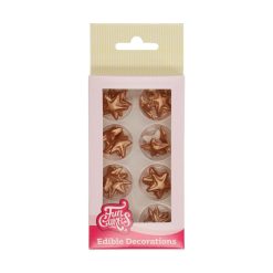 Sladkorna dekoracija bronaste zvezdice (Funcakes)