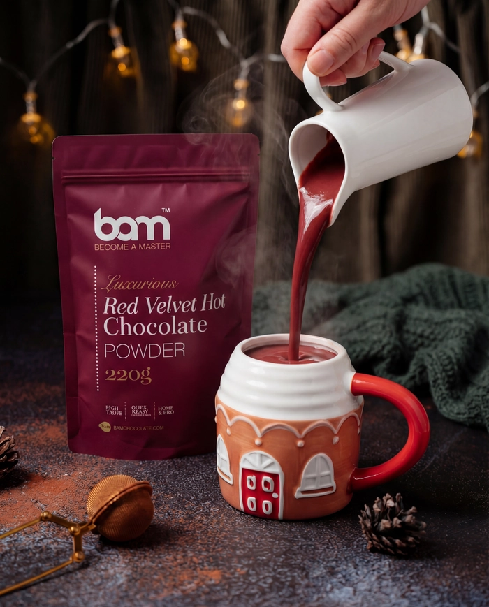 Bam red velvet vroča čokolada, 220 g - slika 3